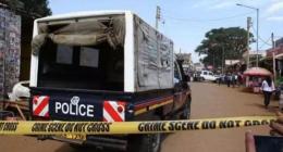 File photo of a police car at a crime scene.